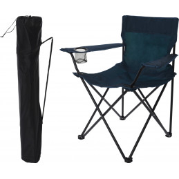 SILLA METAL PLEGABLE NEGRO