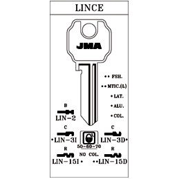 LLAVE ACERO LIN-2 JMA