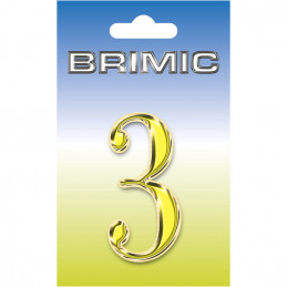 NUMERO 3 LATON 100 MM LATON...