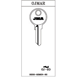 LLAVE ACERO OJ-9D JMA