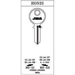 LLAVE ACERO RO-5D JMA