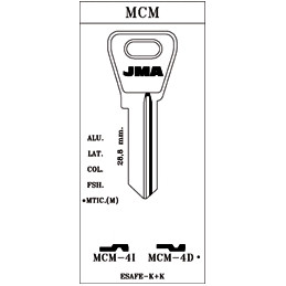 LLAVE ACERO MCM-4D JMA