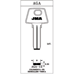 LLAVE SEGURIDAD LATON AGA...