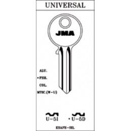 LLAVE ACERO U-5I JMA