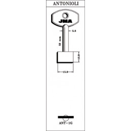 LLAVE GORJA LATON FRONTAL...