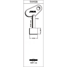 LLAVE GORJA LATON FRONTAL...