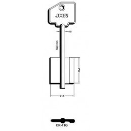 LLAVE GORJA LATON DOBLE...