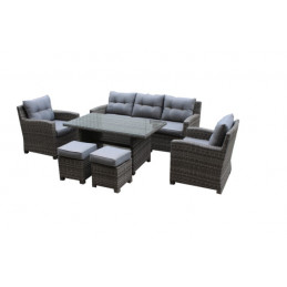 CONJUNTO RATAN CAFE CON...