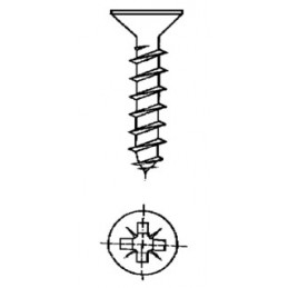 TORNILLO R/MAD. 04,5X50MM...